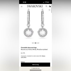 Swarovski earrings